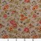 Blue Pink Orange Floral Tapestry Woven Pattern Upholstery Fabric by The Yard - SKU: Faye Heather